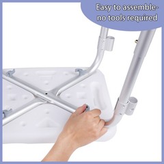 Adjustable Medical Shower Chair Bath Tub Seat Bench Stool Seat Elderly Bathing