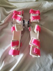 Ultraflex Pediatric LEFT & RIGHT Elbow/Arm Brace Girls Pink Hearts. K9