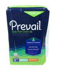 Prevail Daily Pant Liner Incontinence Elastic Large Plus 13“ x 28“ – Bag of 16