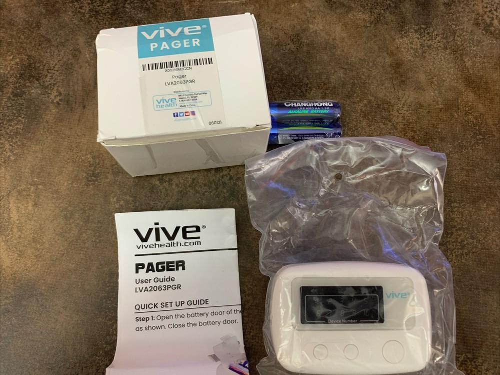 ViVE Wireless Alarm Pager Replacement LVA2063PGR