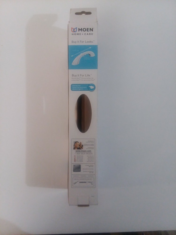 Moen Designer Hand Grip Grab Bar White LR2250DW 9″ 250 lb Weight Capacity