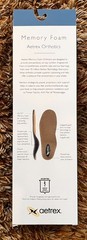 Aetrex Mens L2220 Size 9 Insole NEW Orthotics Arch Support For Flat & Low Arches