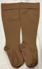 Mediven Plus Normal Knee Hi Closed Toe Top Band Compression Socks 20-30 Sz IV