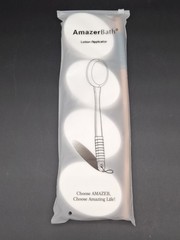 AmazerBath Lotion Applicator for Back Feet w 4 White Replacement Pads NEW