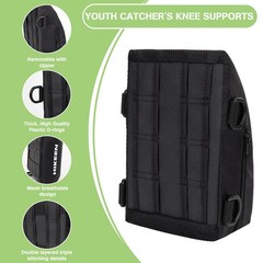 Baseball Catcher Knee Supports Catcher Knee Pads for Baseball Softball with R…