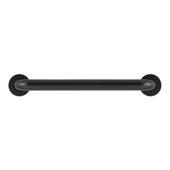 18 In. X 1-1/2 In. Concealed Screw ADA Compliant Grab Bar in Matte Black