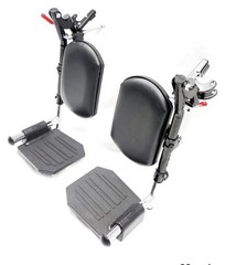 Wheelchair Elevating Legrests with Padded Calf Pads, Fits Most Chairs