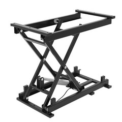 29.92*16.54*7.87in 24V Black Electric Scissor Lift Table For Material Handling