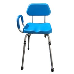 HIP CHAIR APEX(tm) Padded Bath Shower Chair w/ ADJUSTABLE Height & Seat Angle