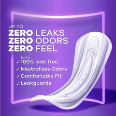 Always Discreet Adult Incontinence Pads Heavy Absorbency & Long Length, 64 Count