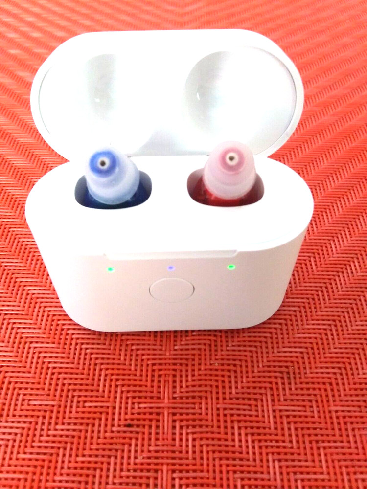 PAIR Rechargeable mini Hearing amplifiers/aids 3 programs normal/outside/noise