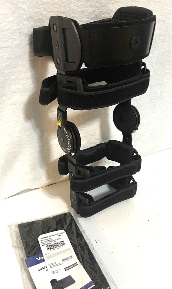 VertaLoc Knee Brace Large Right Leg. With Suspension Sleeve NEW!