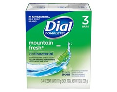 Dial Mountain Fresh Antibacterial Deodorant Bar Soap 3 4 Oz Soap Bars Packs Of 6