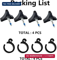 4Pcs Knob Replacement,Part Universal for Rolling Walker Rollator, Foldable Rolla