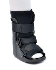 Short CAM Walker Boot with Ankle & Foot Ice Pack Cold Wrap for Relief
