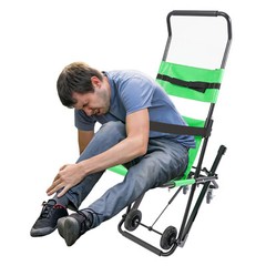 350LB Manual Stair Chair Foldable Emergency Stair Chair Portable Transport Chair