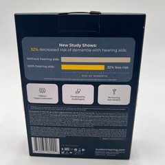 Atom One Rechargeable OTC Hearing Aids New In Box