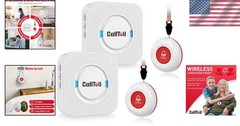 Wireless Caregiver Alert Pager with Adjustable Volume & Long Range for Home Use