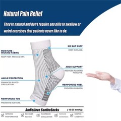 All-Day Arch&Heel Support Socks – Reduces Impact During Running/Walking/Jogging