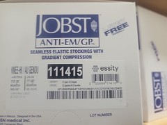 Anti-Embolism Knee High Socks Extra Large each By Bsn-Jobst Case of 12
