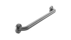 Brushed Stainless Steel Grab Bar 24 in ADA Bathroom Safety Rail 3-Pack Combo