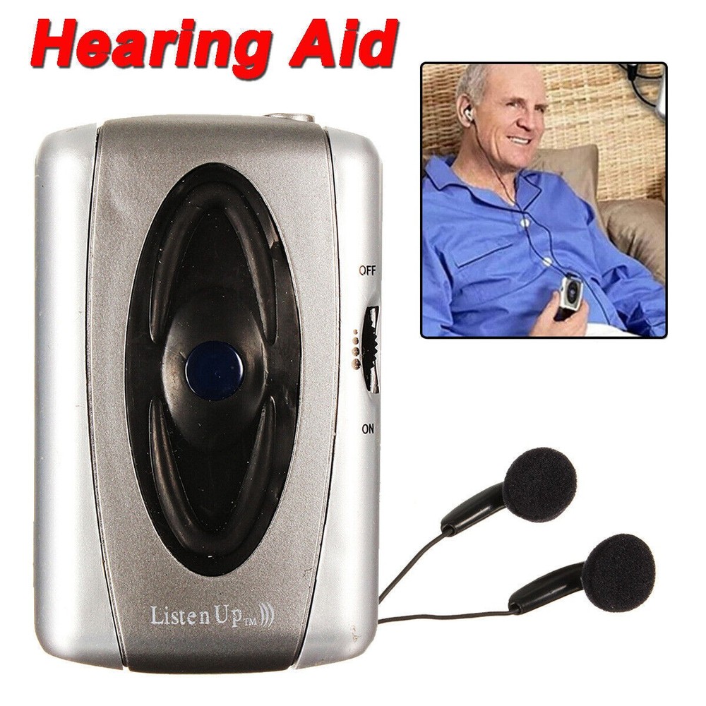 Listen Up Voice Hearing Aid Listening Device Sound Amplifier Personal Tested