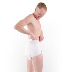 ABDL Lot Of 2 Rearz Inspire + White Adult Diapers Plastic Backed Size Large