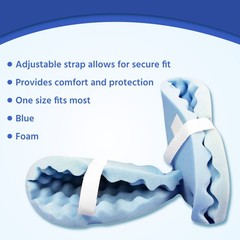 Span America Heel Protector Blue One Size Fits Most 50077-111