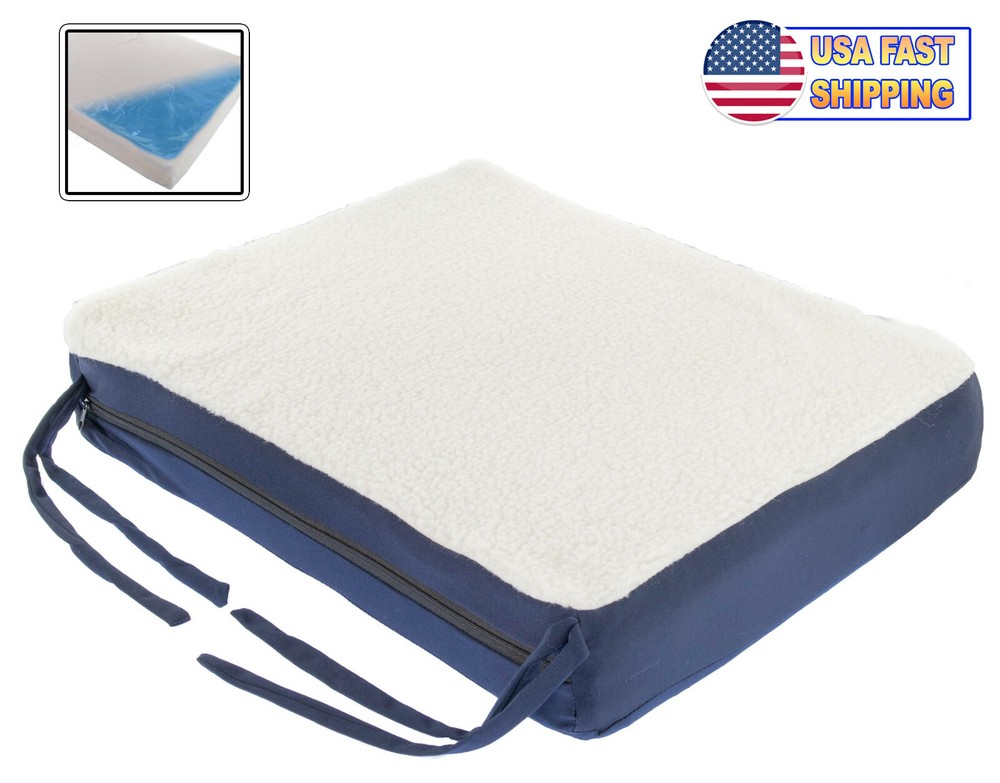 Premium Gel Memory Foam Seat Cushion Pad For Chair, Car, Wheelchair & More – TV