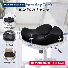 ZIKEE Pioneering Gel Seat Cushion for Sitting Without Stuffiness, Ergonomic Memo