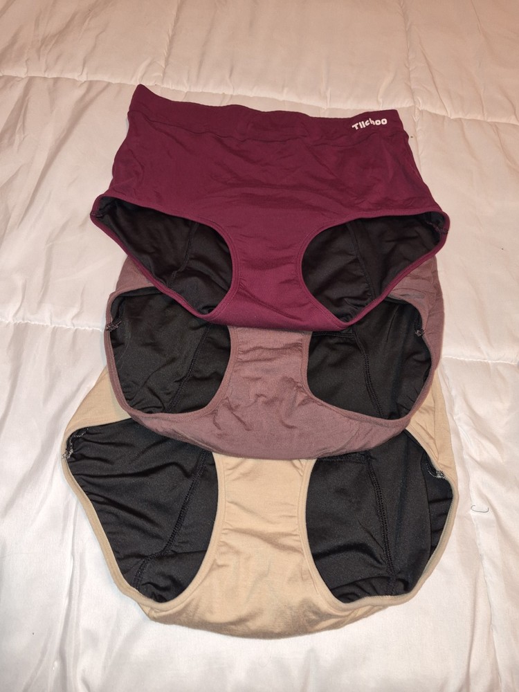 Tiichoo Unbranded Incontinence Panties. Sz M/6 OR 7. Three pair.