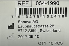 Phonak Closed Smokey Dome S 10 PCS 054-1990 New 7613275132418 Unitron Sonova