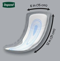 Depends Guards Incontinence Pads for Men, Maximum Absorbency, 52 Count