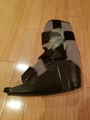 STEPLITE EASY STRIDER ANKLE WALKER BOOT LARGE LOW HEIGHT-ORIGINAL BOX-BLACK NIB