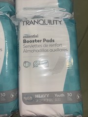 30 COUNT, Booster Pad Tranquility Essential 12×3.5 Heavy, BRAND NEW 4 Bags