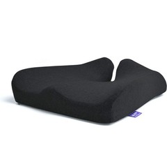 Cushion Lab Patented Pressure Relief Seat Cushion for Long Sitting Hours Black
