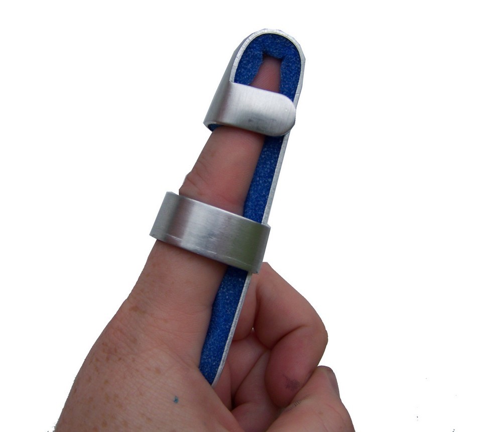 Brace For Jammed or Injured Finger Baseball Finger Splint