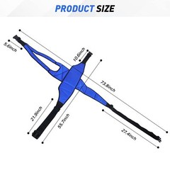 Wheelchair Safety Belt Torso Support Vest Adjustable Shoulder Straps Non-Slip