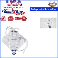 Anti-Reflux Urinary Drainage Bag 2000mL Sterile with 48in Tubing – Single Use…