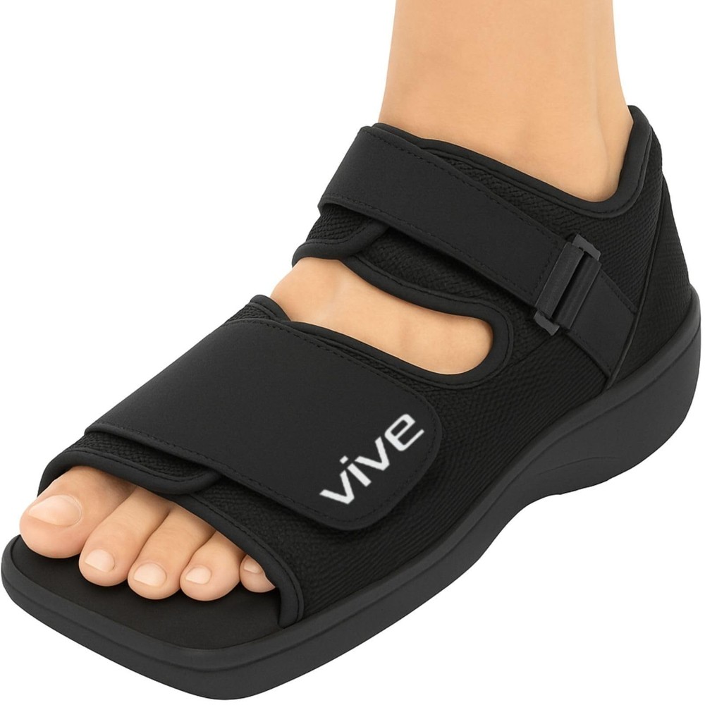 Vive Post Op Shoe – Lightweight Medical Walking Boot with Adjustable Strap –
