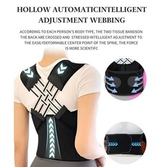 Back Posture Corrector Brace Adjustable Back Support Belt for Women Men