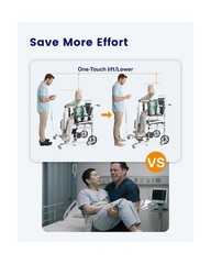 Electric Patient Lift Transfer Chair, Transfer Chairs for Seniors, Lift Assit…