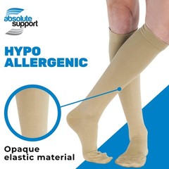 Made in USA – Cotton Compression Socks for Women and Men 20-30mmHg – Opaque C…