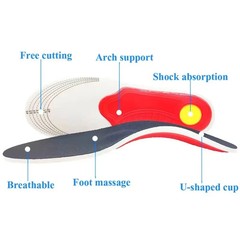 Orthotic Insole Arch Support Flatfoot Orthopedic Insoles for Feet Ease Pressure
