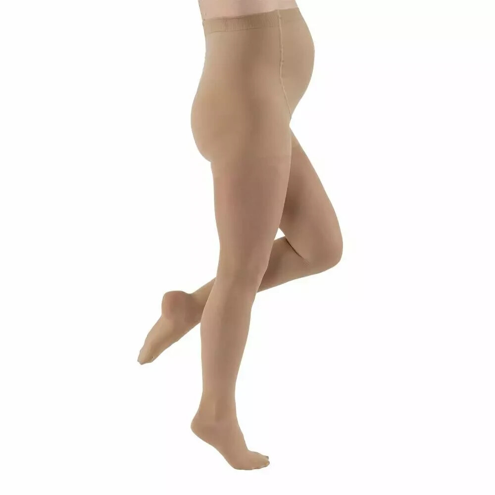JOBST Compression Pantyhose Maternity 8-50 mmHg Silky Beige Size M