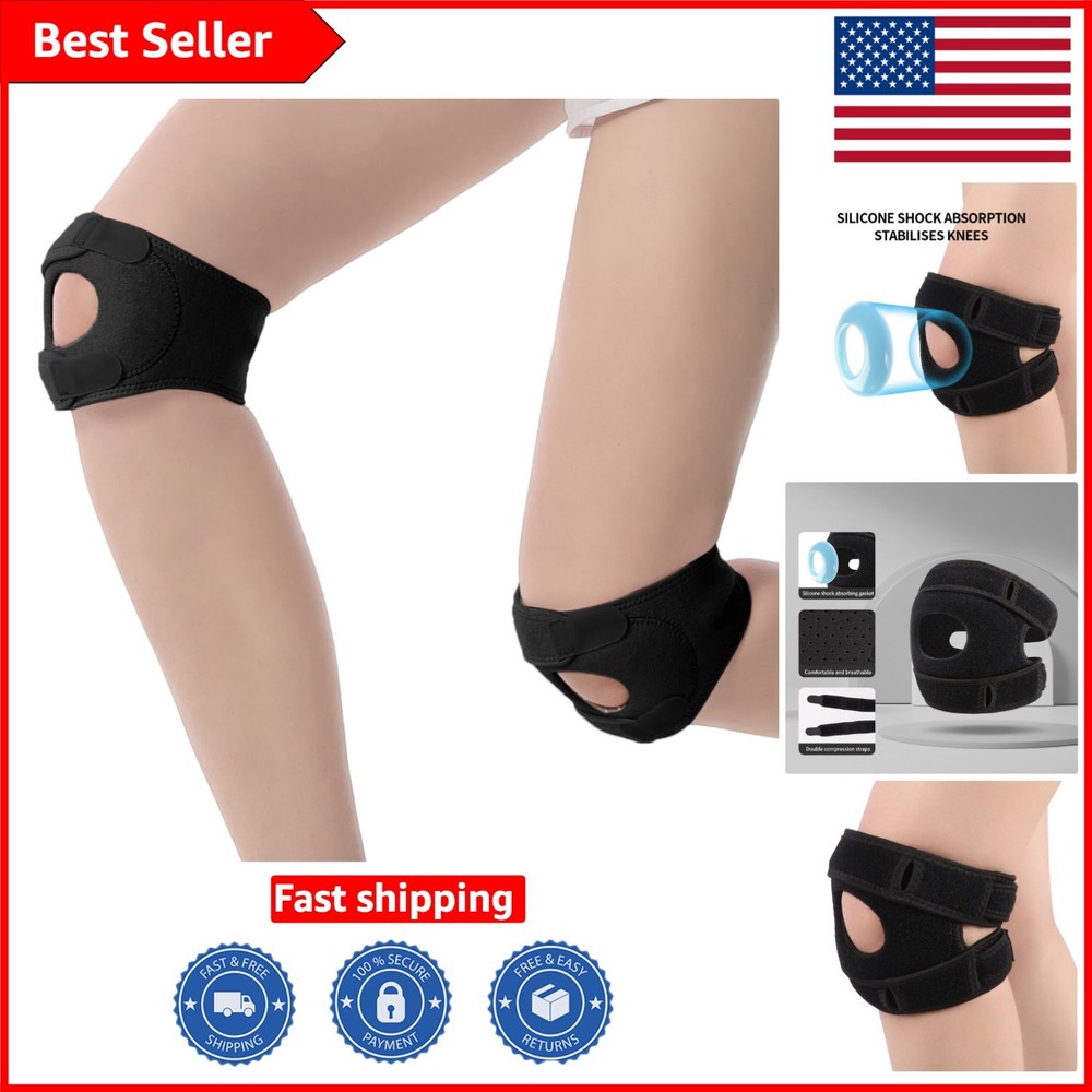 Versatile Patella Knee Brace – Adjustable, Gel-Padded Stabilizer for Pain Relief