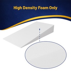 Continental Sleep, 40-Inch Extra Wide Bed Wedge Pillow, White