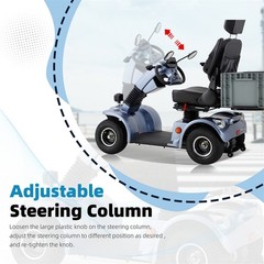 All Terrain Heavy Duty Mobility Scooter for Seniors 500W 48V/20Ah 330lb 31 miles