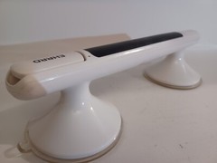 EHRRD Suction Cup Grab Bar Handle 12 inch Bathroom Non Slip Secure White Black