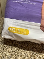 Amazon Basics Women’s Protective Underwear. Size: XXL. 14 Pakc